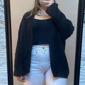 Black Knit Cardigan